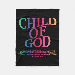 Kleinkind Kind Gottes Christlicher Jesus Sohn Son Fleecedecke
