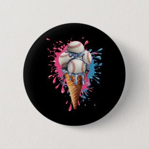 Kleinkind Kinder Ice Creme Baseball Wassersport Button