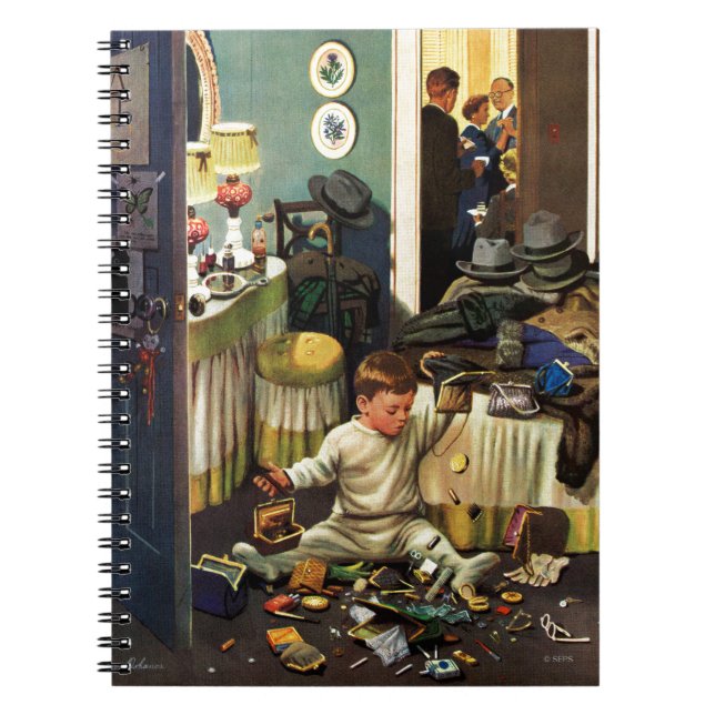 Kleinkind leert Geldbeutel Notizblock (Vorderseite)