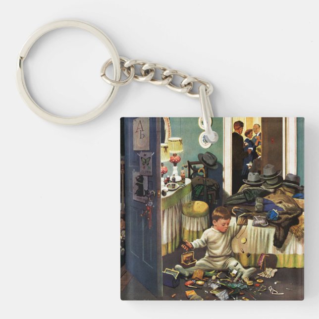 Kleinkind leert Geldbeutel Schlüsselanhänger (Vorderseite)