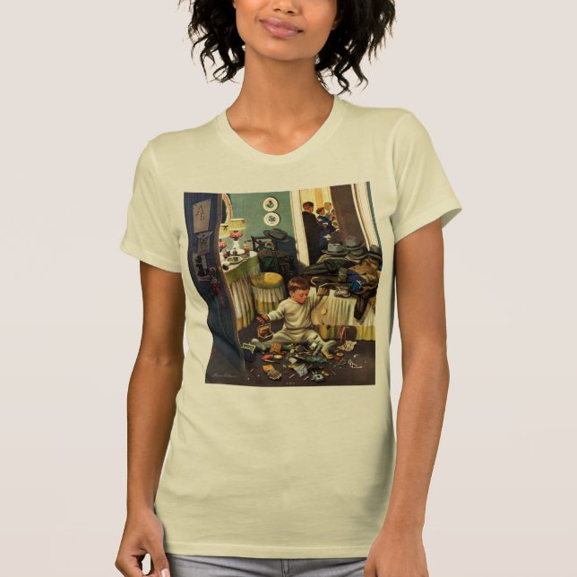 Kleinkind leert Geldbeutel T-Shirt (Vorderseite)