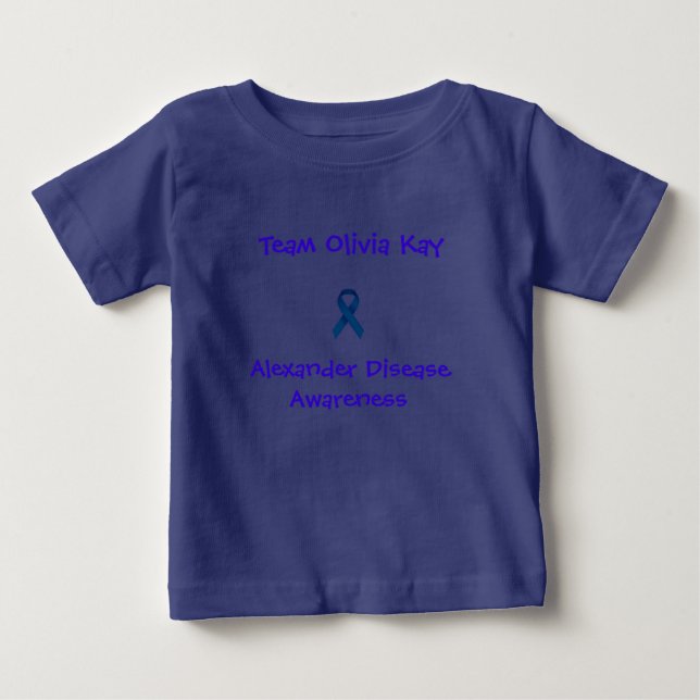 Kleinkind Long Sleeve Team Olivia Kay Baby T-shirt (Vorderseite)