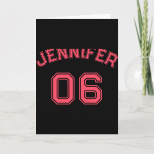 Kleinkind Mädchen Nk Name Jersey Nummer Srts Baumw Karte