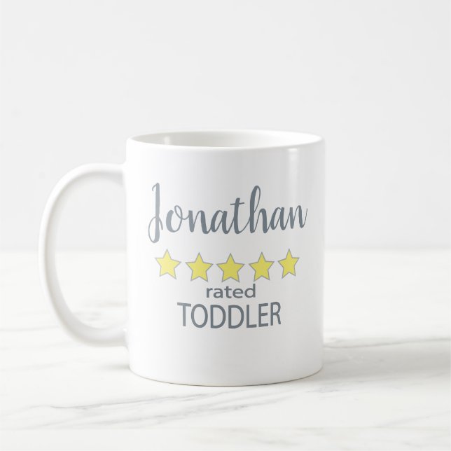 Kleinkind mit 5 Sternen Kaffeetasse (Links)