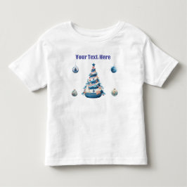 "Kleinkind Nautical Christmas Jersey - Holiday Sai Kleinkind T-shirt