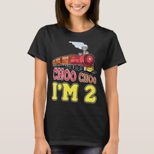 Kleinkind Niedliche Bahn Lover B Day Im 2 Choo Cho T-Shirt
