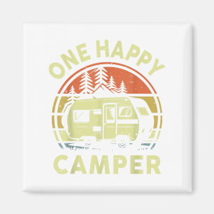 Kleinkind One Happy Camper Mama Vater Funny Rv Cam Magnet