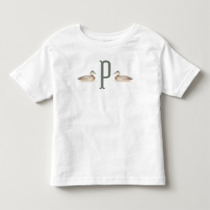 Kleinkind Personalisiert Mallard Duck T - Shirt