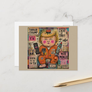 Kleinkind Präsident Postkarte