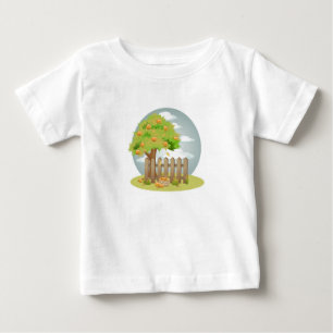 Kleinkind-Rüsche-T-Shirt Baby T-shirt