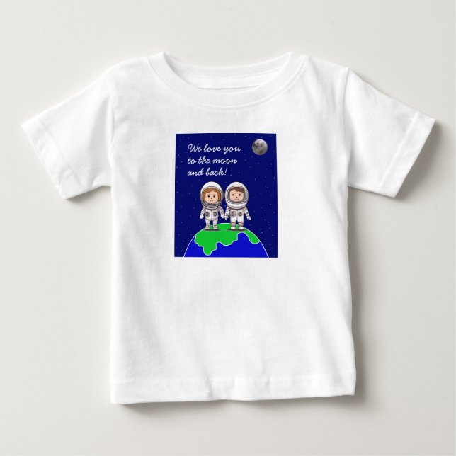 Kleinkind T-Shirt mit Mama und Vater von Jo Images (Vorderseite)