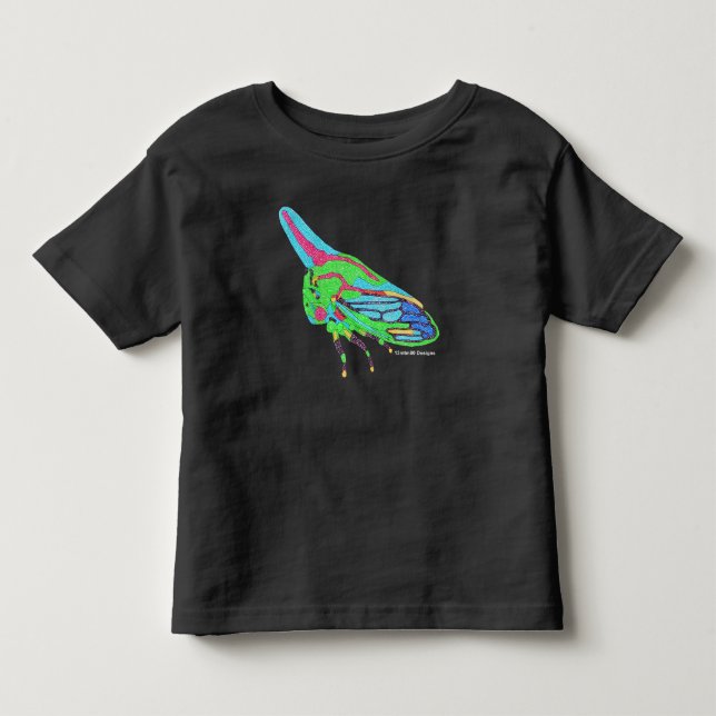 Kleinkind-T - Shirt (schwarz) - Eichenbaum (Vorderseite)