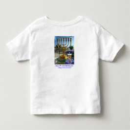 Kleinkind-Tee. Happy Hanukkah! Löwe! Kleinkind T-shirt