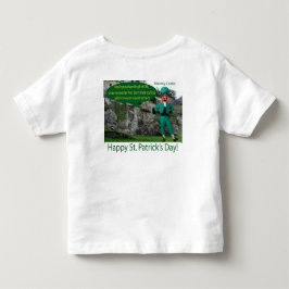 Kleinkind-Tee. Happy St. Patrick's Day. Irish sett Kleinkind T-shirt