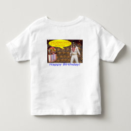 Kleinkind-Tee. Herzlichen Glückwunsch zum Geburtst Kleinkind T-shirt
