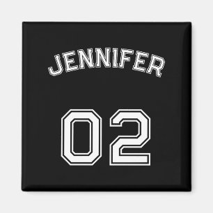 Kleinkind Teenager Mädchen Name Trikot Nummer Nk S Magnet