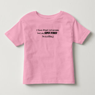 Kleinkind Tshirt "...mein super Power lächelt"