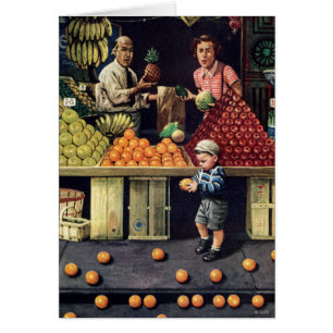 Kleinkind und Orangen
