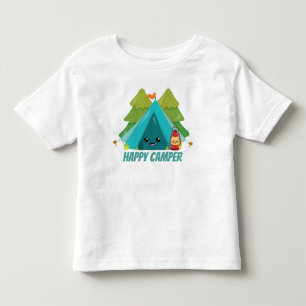 Kleinkind Unisex Happy Camper T - Shirt