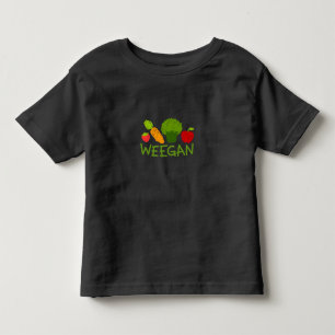 Kleinkind Weegan T - Shirt - Dunkelheit