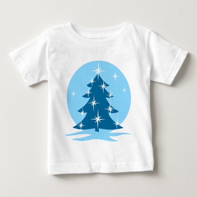 Kleinkind Weihnachts-Shirt Blue Holiday Classic To Baby T-shirt (Vorderseite)