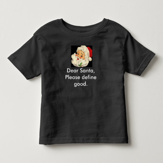 Kleinkind-WeihnachtsShirt-niedliche und lustige Kleinkind T-shirt (Vorderseite)