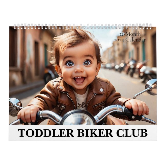 Kleinkinder Biker Club Motorrad Abenteuer Kalender (Titelbild)