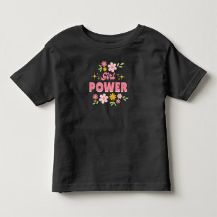 Kleinkinder Mädchen Power Blumengeschenk Ideen T - Kleinkind T-shirt