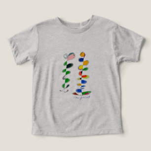 Kleinkinder Shirt mit zwei bunten lustigen Figuren