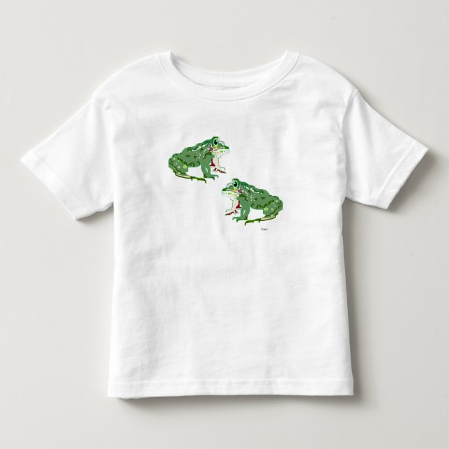 Kleinkinder T - Shirt Frösche (Vorderseite)