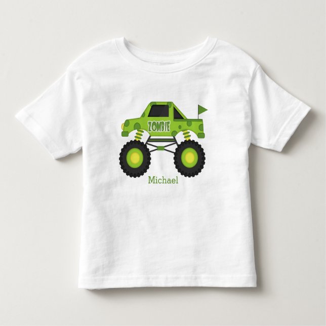 Kleinkinder-T-Shirt-Monster-Lkw Kleinkind T-shirt (Vorderseite)