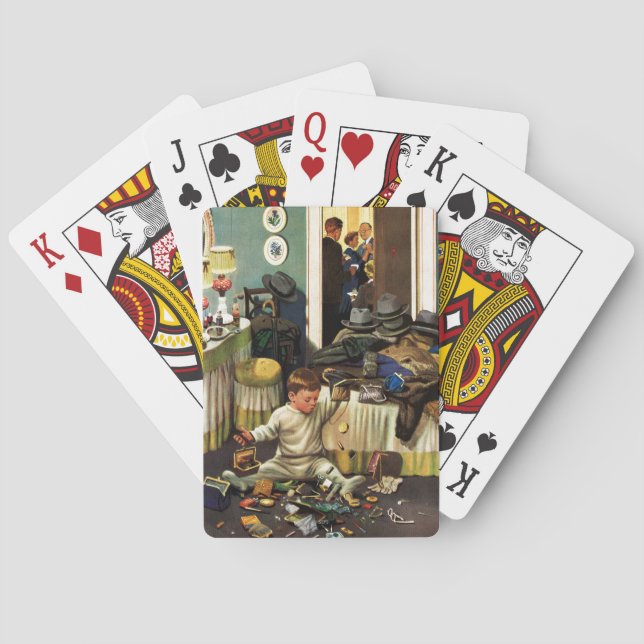 Kleinkinderlebewesen Spielkarten (Rückseite)