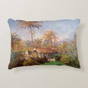 Kleinlandwirt in Bordighera von Claude Monet Zierkissen