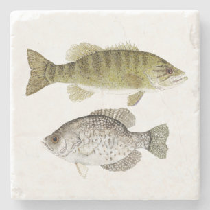Kleinmäuliger Bass und Crappie Untersetzer