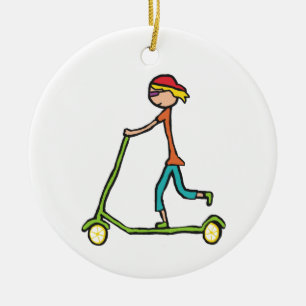 Kleinroller Keramik Ornament