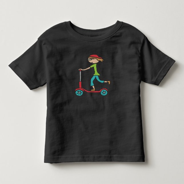 Kleinroller Kleinkind T-shirt (Vorderseite)