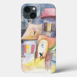 Kleinstadt nachts Case-Mate iPhone hülle