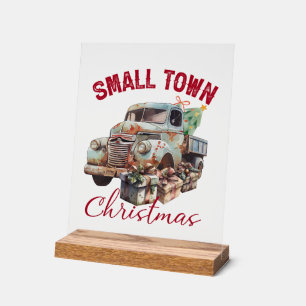 Kleinstädter LKW Weihnachten Acrylschild