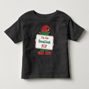 Kleinster Elf   Personalisiertes Weihnachtself-T-S Kleinkind T-shirt