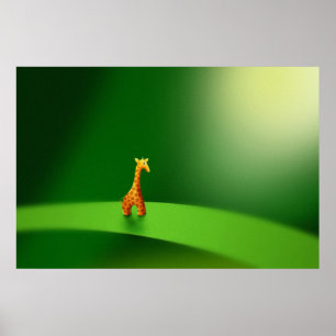 Kleintiere - Giraffe Poster