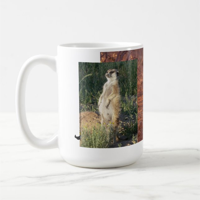 Kleintjie Meerkat Tasse (Links)