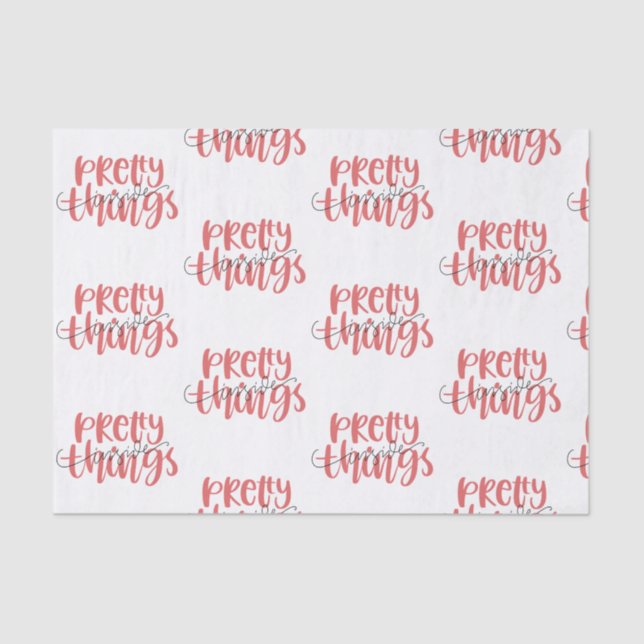 Kleinunternehmen befördern Hübsche Dinge im Innern Seidenpapier (Vorderseite)