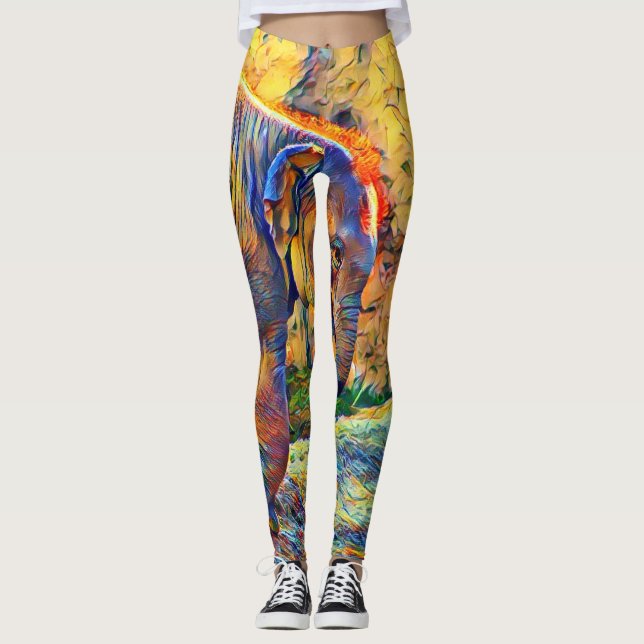 Kleinvieh Leggings (Vorderseite)