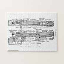 Kleinwaffen Springfield Cutaway-Puzzle