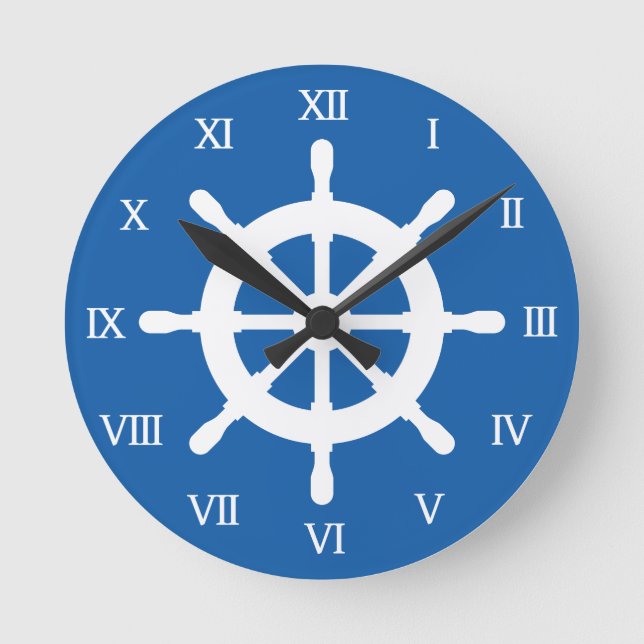 Kleinwanduhr-Wohngestaltung des Schiffes Runde Wanduhr (Vorderseite)