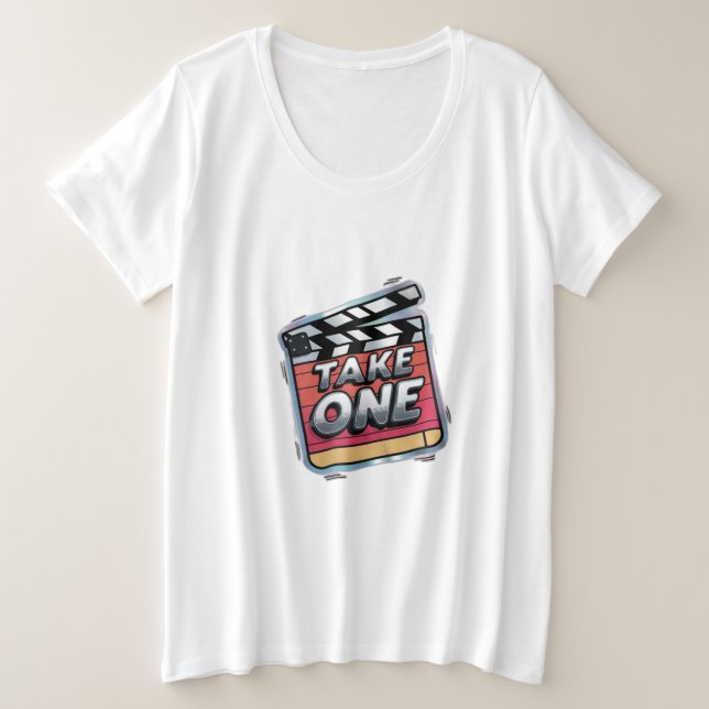 Klemmbrett Große Größe T-Shirt (Design vorne)