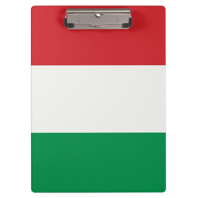 Klemmbrett Italien Fahne (Vorderseite)