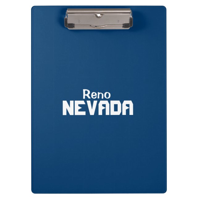 Klemmbrett Reno, Nevada (Vorderseite)