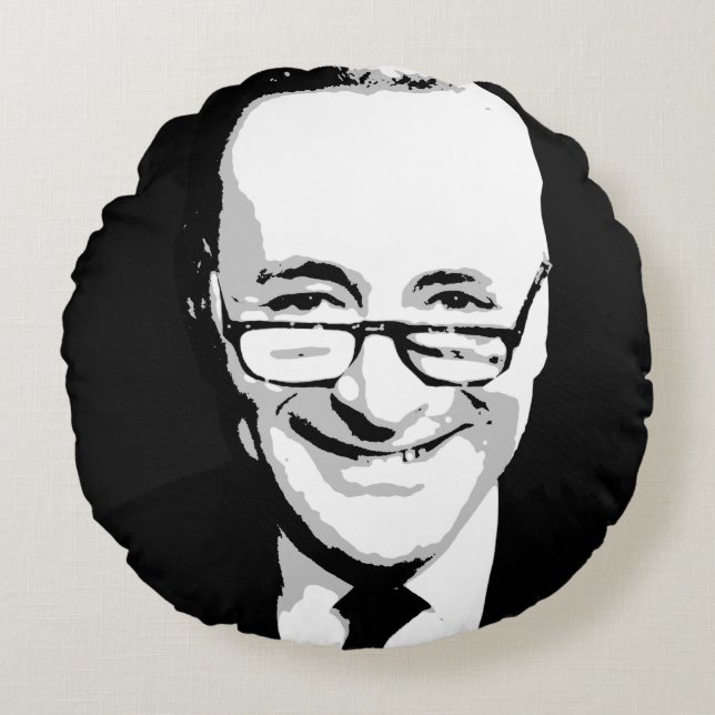 Klemme Schumer stellen gegenüber Rundes Kissen (Vorderseite)