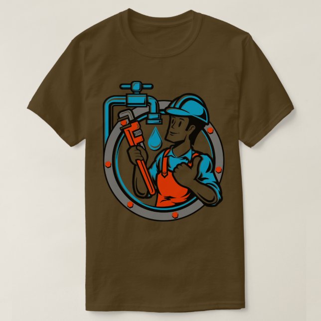 Klempner23 T-Shirt (Design vorne)